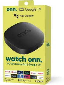 ONN. GOOGLE TV 4K STREAMING BOX